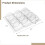 Cutii Macarons Plastic Transparent 24 buc 12 sloturi 5