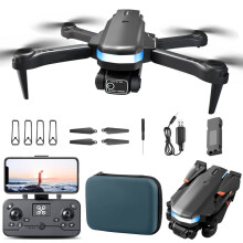 Opvouwbare RC-drone met dubbele 1080p wifi-camera en gebarenbediening.