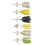 Fishing Spinner Lures Freshwater Saltwater 6PCS 1
