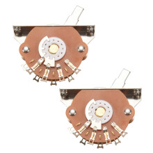 2X 3 Way Lever Pickup Selector Switches for Electric Guitar Replacement