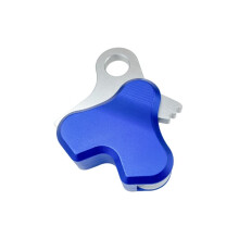 Aluminiumlegering Freediving Touw Katrol Duiktouw Ontgrendelingsmechanisme Oprolsysteem voor 8-10mm Touw Blauw