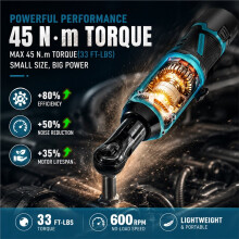 12V Multifunctional Electric Ratchet Wrench Ratchet Wrench Impact Screwdriver Power Tool 90 Degree Right Angle Wrench