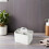 Desktop Organizer Box with Handle, Portable Split Pen  Caddy, Versatile Cosmetic Container for Bedroom Table 4