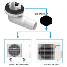 4pcs Air Conditioner Drain Nozzle Air Conditioner Drain Connector Effective Draining Long-Lasting Performance Sturdy