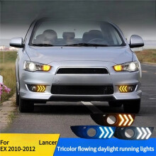 LED Daytime Running Light Front Fog Light for Lancer EX 2010-2012 Turn Signal Light Accessories