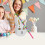 Bunny Piñata with Stick Easter Spring Party Decor 8