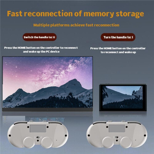 Wireless  Gamepad Controller Hall Joystick for Windows Android IOS   2/1 Steam Somatosensory