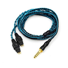 8-Strand Single Crystal Copper Silver Plated for HD600 HD650 HD660S2 Balanced Headphone Upgrade Cable HD650 A