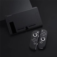 Protective Case for OLED Console and Joy-Cons, Can Be Inserted in Dock with Shell