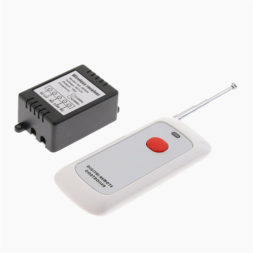 433Mhz Wireless RF  Long Range  12V Single Channel Wireless Remote Control  10A Relay Receiver