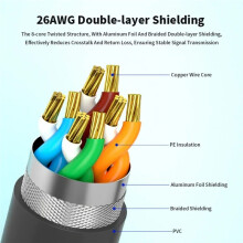 0.5m for Gen3 Ethernet Extender Adapter Starlink Satellite V3 Shielded SPX to RJ45 Rectangular Satellite Converter Cable