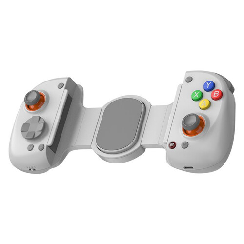 D8+Stretching Wireless Mobile Game Controller with Hall Trigger Supports Tablet for PC/Android/IOS Tablet  Grey