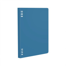 B5 Push-Pull Rainbow Loose-Leaf Notebook Cover Retro Blue