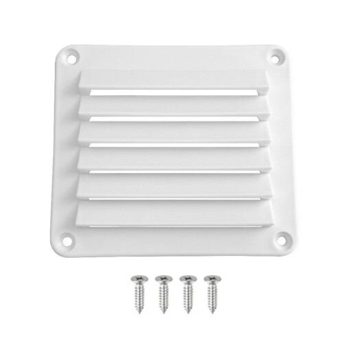 Rechthoeken Boten Lamellenventilatie-Wit