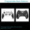 For Switch2 NS Pro Wireless Gamepad for  Lite OLED PC Android Continuous Vibrations Game Controller Black&White 4