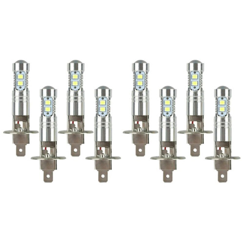 8PCS H1 LED Headlight Fog Driving Light Bulbs 6000K Super White 200W