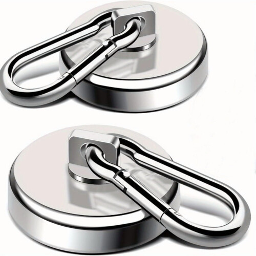 Magnetic Hooks Heavy-Duty Neodymium 100 lbs 1 or 2 pcs 1
