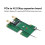 For Raspberry Pi 5 RPI PCIe to M.2 E HAT Expansion Board for NGFF M.2 E Key Wireless Network Cards Support WiFi6/WiFi7 6