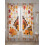 Sheer Curtains Turkey Pumpkin Fall Design 52x96 Inch 2 5
