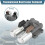 2X Transmission Dual Linear Shift Solenoid Valve 28260-RPC-004 for   2006-2011 3