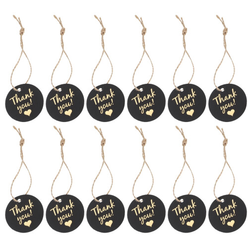 Thank You Tags Compact Simple 100 pcs 2