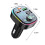 Car Charger with Bluetooth FM Transmitter RGB Light USB-C 3