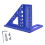1pc 3D Multi-Angle, Combination Tool, Multi-Function Plastic Ruler for Accurate Marking and Layout B 1