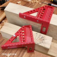1pc 3D Multi-Angle, Combination Tool, Multi-Function Plastic Ruler for Accurate Marking and Layout A