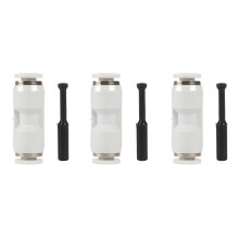 3Pcs PTFE Pneumatische Fitting Rohr Anschluss Schnell Anschluss
