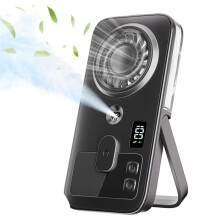 Handheld Misting Fan, Rechargeable Portable Personal Cooling Fan with 4 Speeds & Water Spray, Quiet Light  Hand Fan