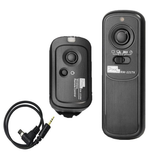 Pixel RW-221 N3 Wireless Shutter Release Timer Remote Control for   R1 R3 R5 R5C 50D 40D 30D 6D 7D2 7D Mark II