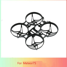 For BETAFPV Meteor75 Brushless Frame Ultra-Light Frame 75mm Wheelbase for BETAFPV Meteor75 FPV RC Drone Black
