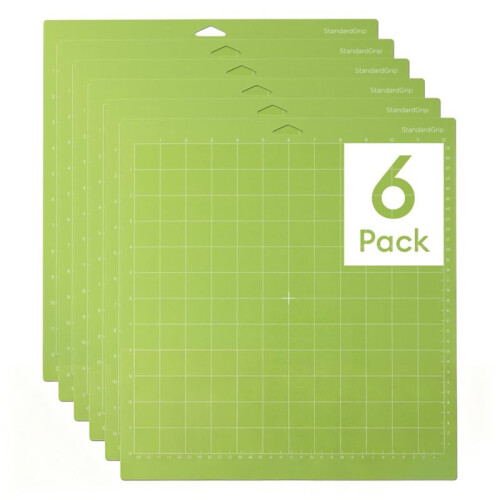 Cutting Mat Pack (6 Count, 12in X 12in) - for Explore & Maker Machines 2