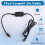 Kabel PD Typ C do  3.0x1.1mm Męski do Złącza  DR-E5 DR-E8 DR-E10 DR-E12 DR-E15 DR-E17 2