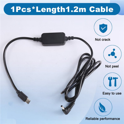 Kabel PD Typ C do  3.0x1.1mm Męski do Złącza  DR-E5 DR-E8 DR-E10 DR-E12 DR-E15 DR-E17 1
