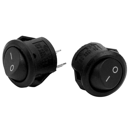 8x /Off Self Latching Press Buttons Rocker  Toggle for Car Auto Boat Black 1