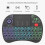 Keyboard,Upgrade 2.4G Wireless Keyboard and  with Touchapd,Handheld Remote, TV Keyboard with RGB Backlit 1