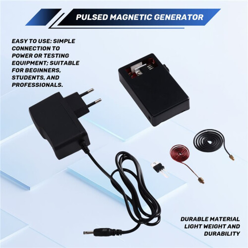 Magnet Electromagnetic Coil, Portable for Industrial Engineering Detection Lab and DIY Project EU Plug 2