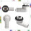 4pcs Air Conditioner Drain Nozzle Air Conditioner Drain Connector Effective Draining Long-Lasting Performance Sturdy 3