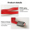Memory Card Extension Cable for Car Navigation,3D Printers External PVC Adapter and -to- Card Reader 9