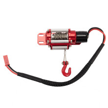 Wired Automatic Simulated Winch with Winch CH3 3 Ways Control Panel Receiver Cable,for 1/10 RC Crawler Car