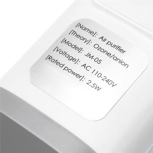 Air Filter Unit Odor Reduction Ionizer Generator FILTER Purification Home Toilet Deodorizer Pet Deodorizer Air Ionizer