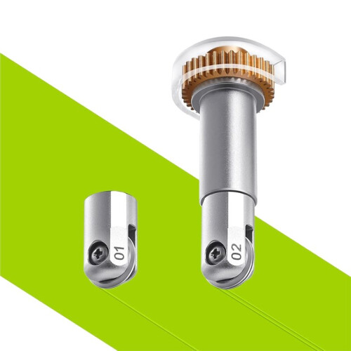 Conjunto de 2 Peças Sortidas com Roda de Vinco para Maker 3/Maker, Ideal para Criar Etiquetas/Caixas de Presente. 2