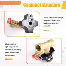 Static Balance Valve Flows Control Valve Brass DN15 Female Thread Control Valve