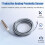 Inductive Analog Proximity Sensor KJ4-M18MB80-ANU M18 Thread 0-10V Linear Voltage Position Displacement Detection 2