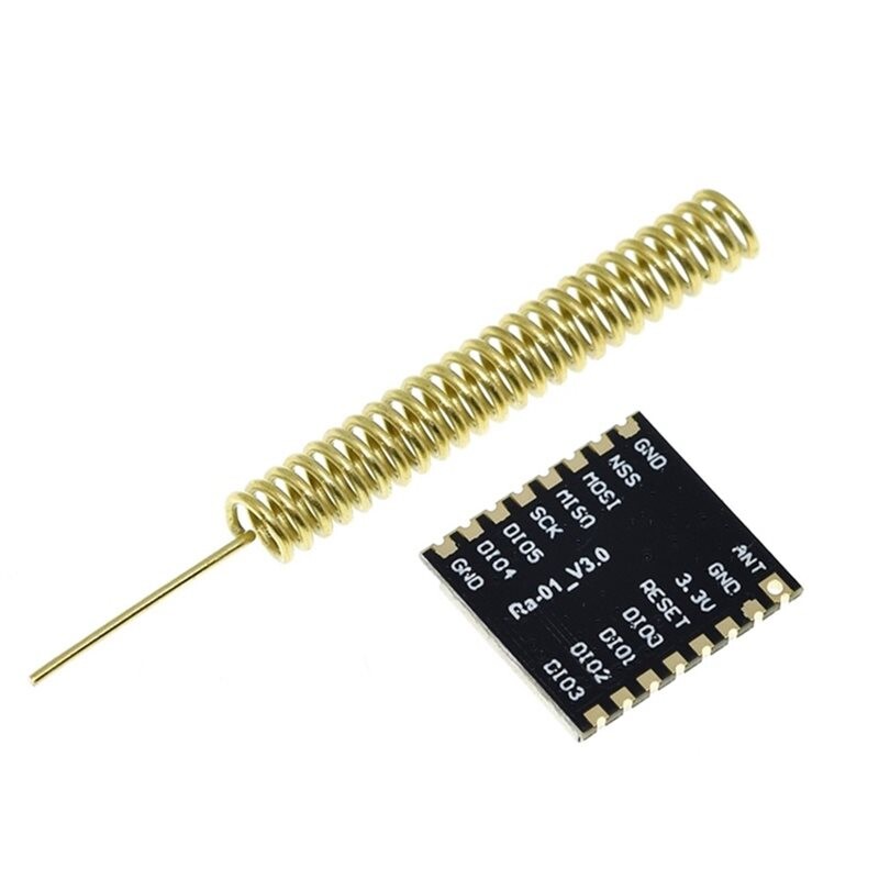 Module Lora 433 2PCS Ra-01 SX1278 433MHz LoRa Wireless RF Module with Spring Antenna ...