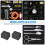 12 Pcs 16 X 12 X 0.5" Polyethylene Foam Sheet Thick Black Packing Foam Padding Customizable PE Board Cushion Inserts 3