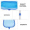 3pcs/Set Pool Skimmer Net with Adjustable Telescopic Pole - Fine Mesh Net 4