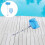 3pcs/Set Pool Skimmer Net with Adjustable Telescopic Pole - Fine Mesh Net 9