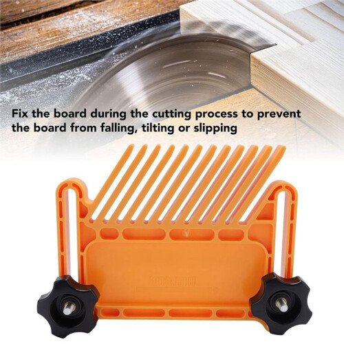 2 Pcs Featherboard, Abs Nylon Stability Featherboard Woodworking Tools Easy to Install Featherboards for Table Saw 2